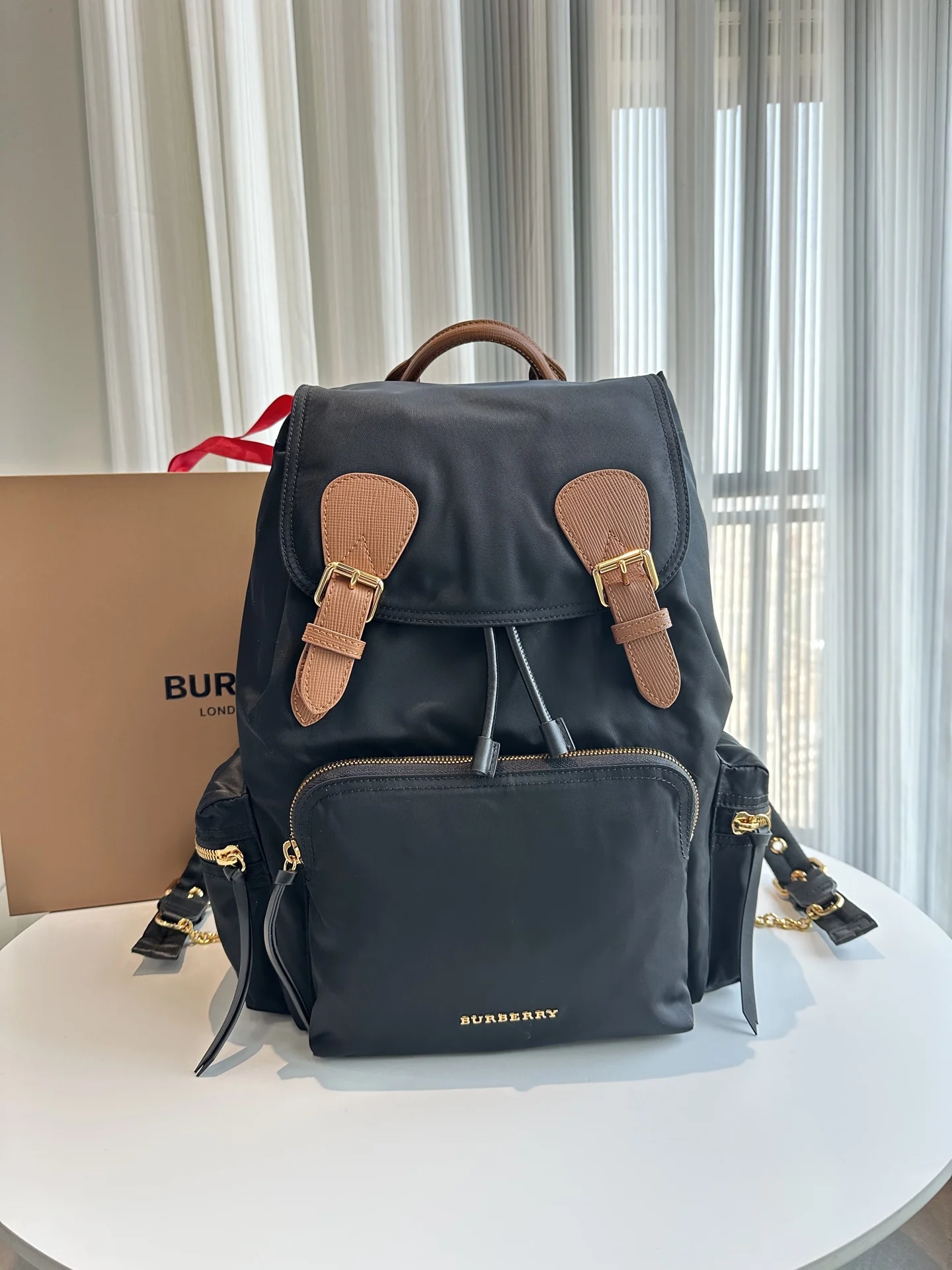 Burberry Military Backpack Double Shoulder Bag