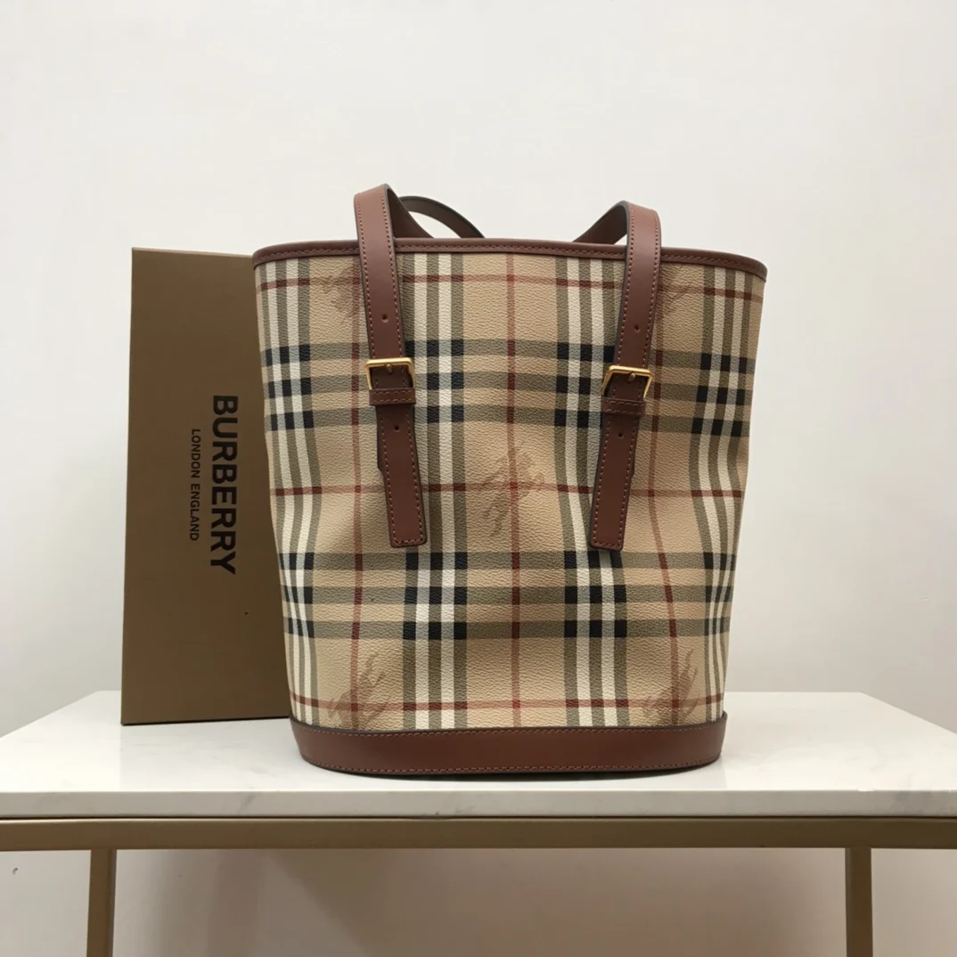 Burberry 8011 Vintage Series Bucket Bag Women s Shoulder Bag Burberry 8011 Vintage Series Bucket Bag Women s Shoulder Bag