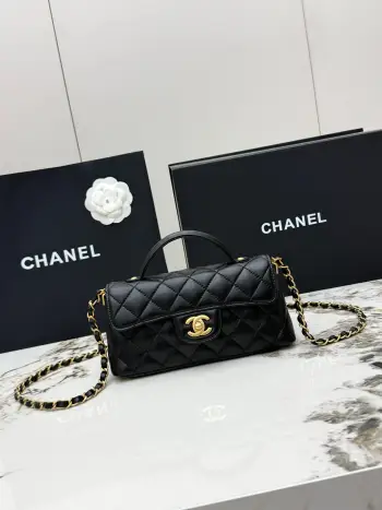AS5354 embossed lambskin full steel chain handbag women s crossbody bag Replica Chanel womens bags