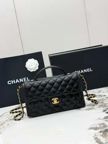 AS5356 Embossed Lambskin Full Steel Chain Handbag Women s Crossbody Bag Replica Chanel womens bags