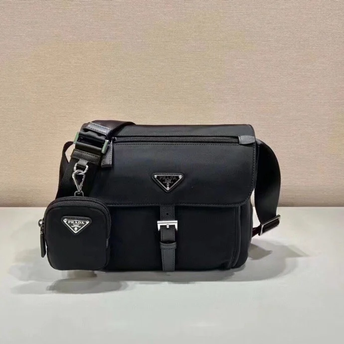 Prada 1BD994 New Briefcase Men s Crossbody Bag