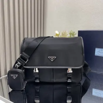 2VD768A Nylon Flap Handbag Men s Crossbody Bag Replica Prada mens bags