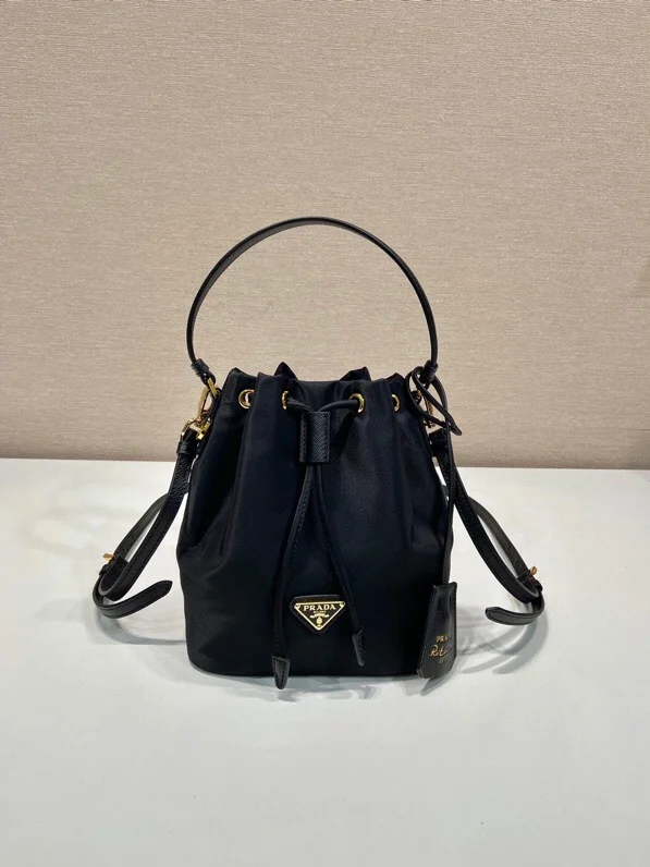 Prada 1BE067 Classic Nylon Bucket Bag Women s Crossbody Bag Prada 1BE067 Classic Nylon Bucket Bag Women s Crossbody Bag