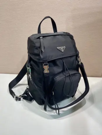 1BZ039 Classic Nylon Double Shoulder Strap Backpack Replica Prada backpacks
