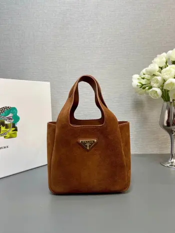 1BA349 Suede Handbag Women s Shoulder Bag Replica Prada womens bags