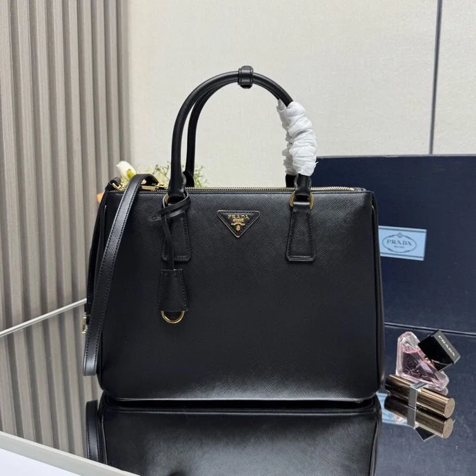 Prada 1BA274 Leather Double Handle Killer Bag Men s Crossbody Bag