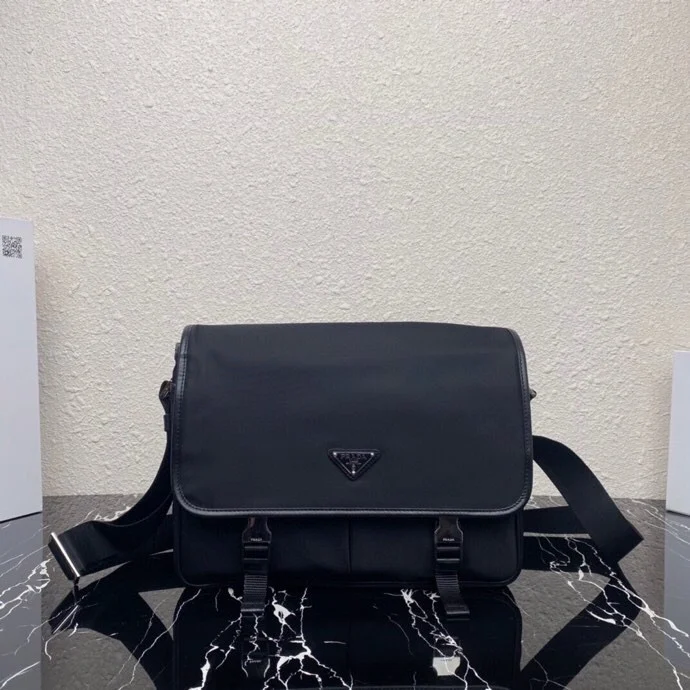 Prada 2VD768 Nylon Flap Handbag Men s Crossbody Bag