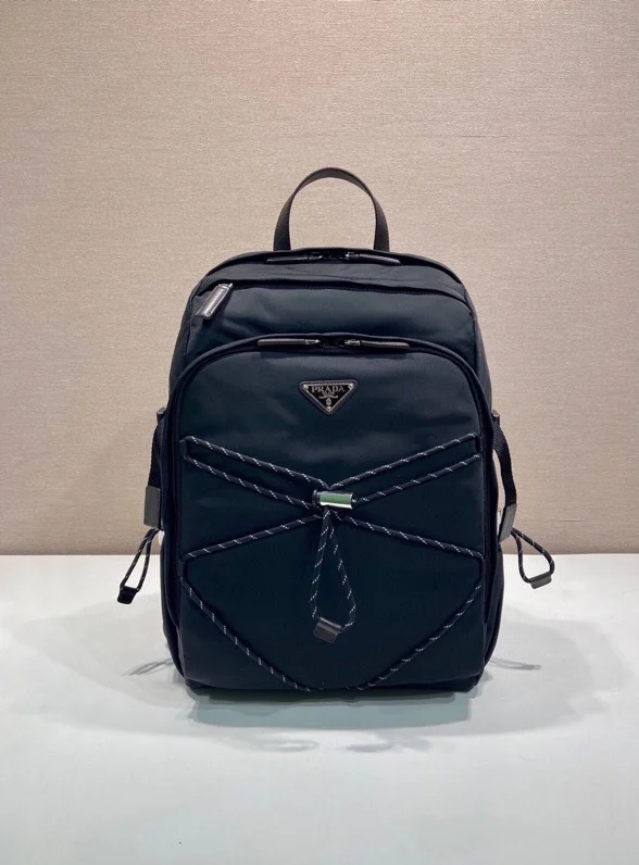 Prada 2VZ122 Imported Nylon Fabric Bag Backpack