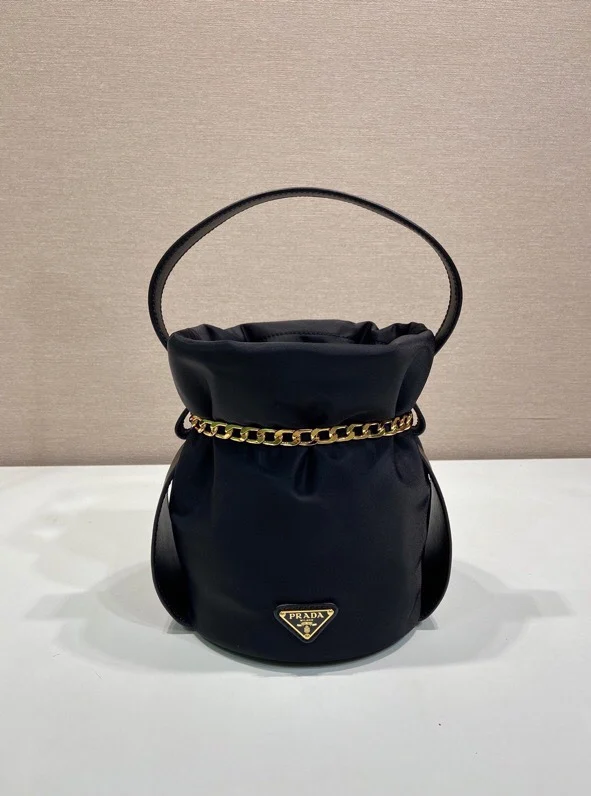 Prada 1BE088 Wealthy Small Bucket Women s Shoulder Bag Prada 1BE088 Wealthy Small Bucket Women s Shoulder Bag
