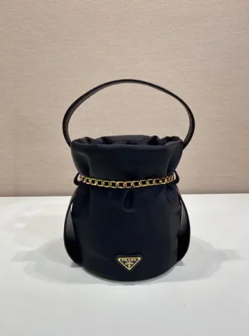 1BE088 Wealthy Small Bucket Women s Shoulder Bag Replica Prada womens bags