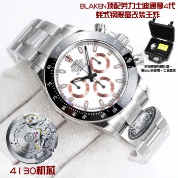 4130 movement Daytona 4th generation Oystersteel Soul series men s mechanical watch Replica OMEGA Mens Watches