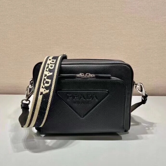Prada 2VH152 Embroidered Webbing Men s Crossbody Bag Men s Sling Bag Prada 2VH152 Embroidered Webbing Men s Crossbody Bag Men s Sling Bag