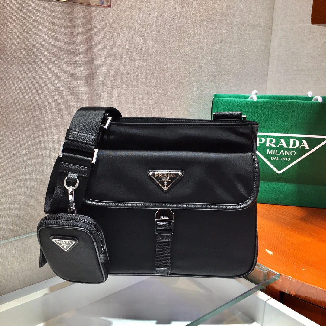 Prada 2VH110 Three-in-One Combination Men s Crossbody Bag Men s Sling Bag