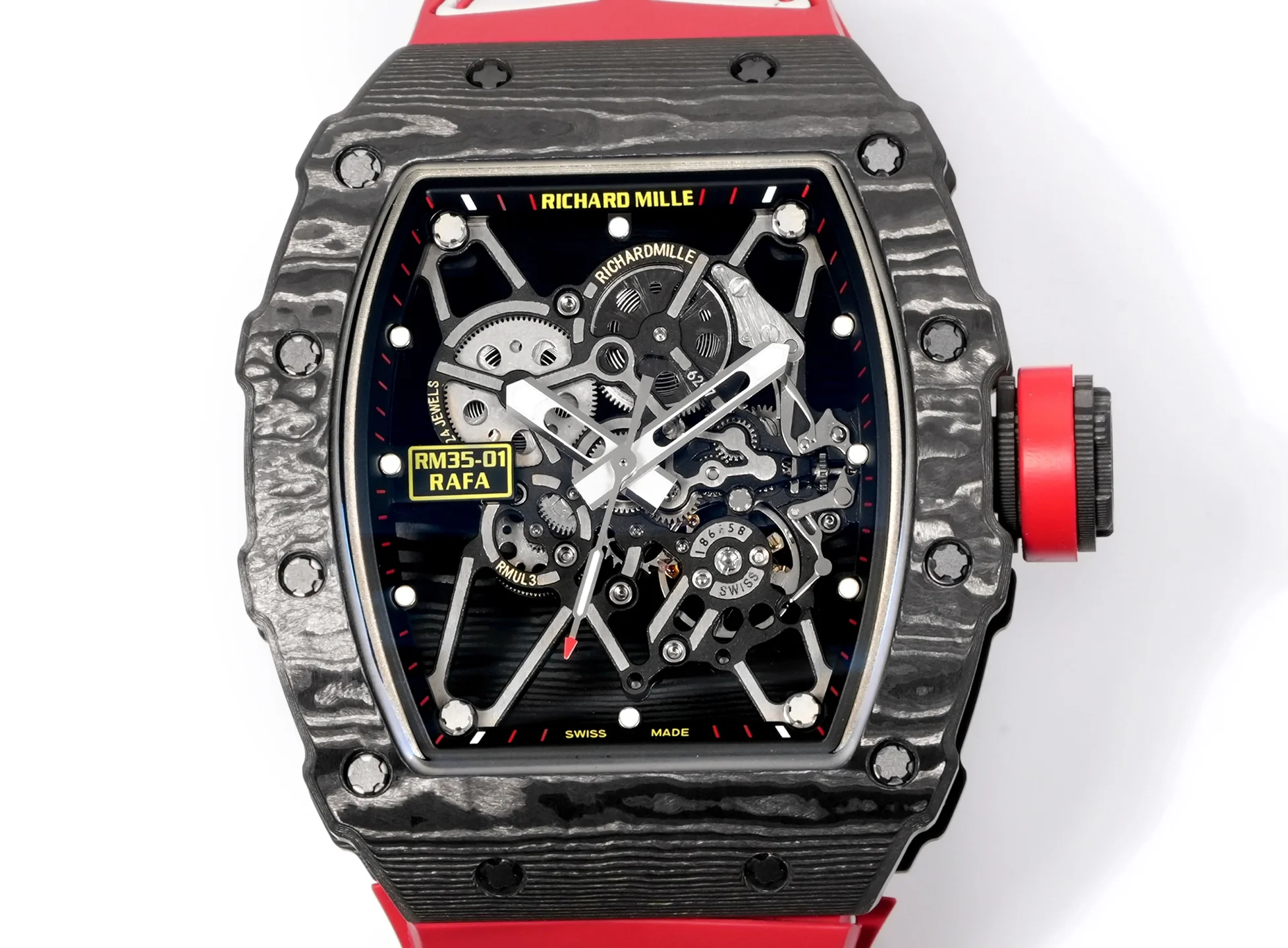 RICHARD MILLE Carbon fiber watch Men s mechanical watch