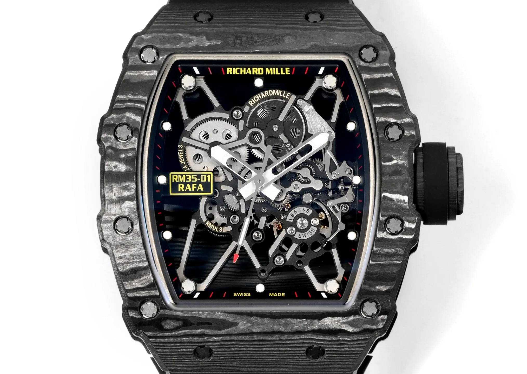 RICHARD MILLE Carbon fiber watch men s mechanical watch