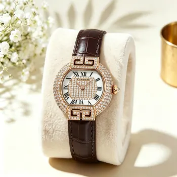 Tortoise Shell Quartz Watch Women s Quartz Watch Replica Cartier Ladies Watches