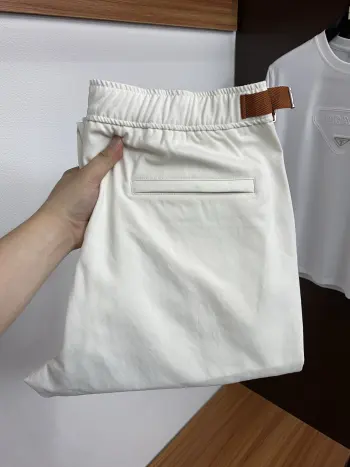 Spring and summer new linen drawstring casual pants Replica Zegna Pants and Trousers