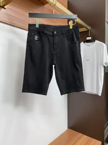 Early spring latest style denim shorts Replica Brunello Cucinelli Shorts and Swimwear