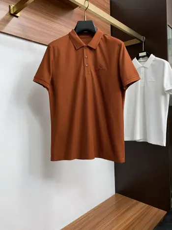 Spring and summer new pure cotton polo short sleeves Replica Loro Piana Tshirts and Polos