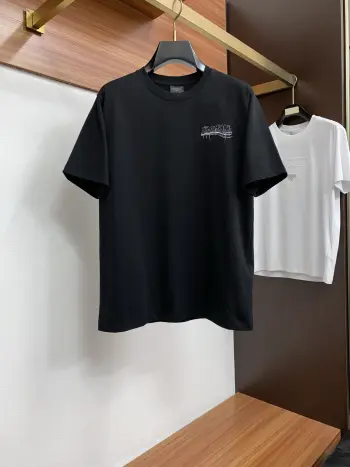 Latest round neck short sleeve Replica Balenciaga Tshirts and Polos