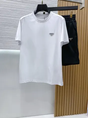 Spring and summer new casual shorts set Replica Prada Tshirts and Polos