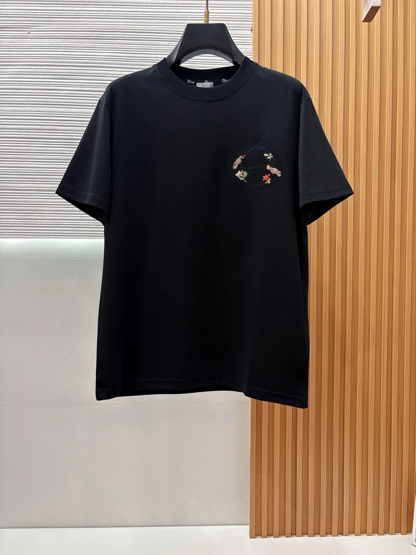 Dior Latest short-sleeve mercerized cotton round-neck T-shirt