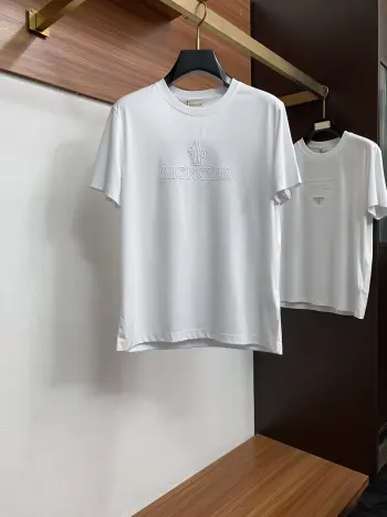 Latest round neck short sleeve Replica Moncler Tshirts and Polos
