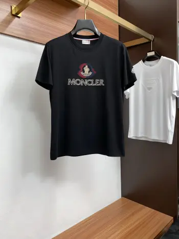 Latest round neck short sleeve Replica Moncler Tshirts and Polos