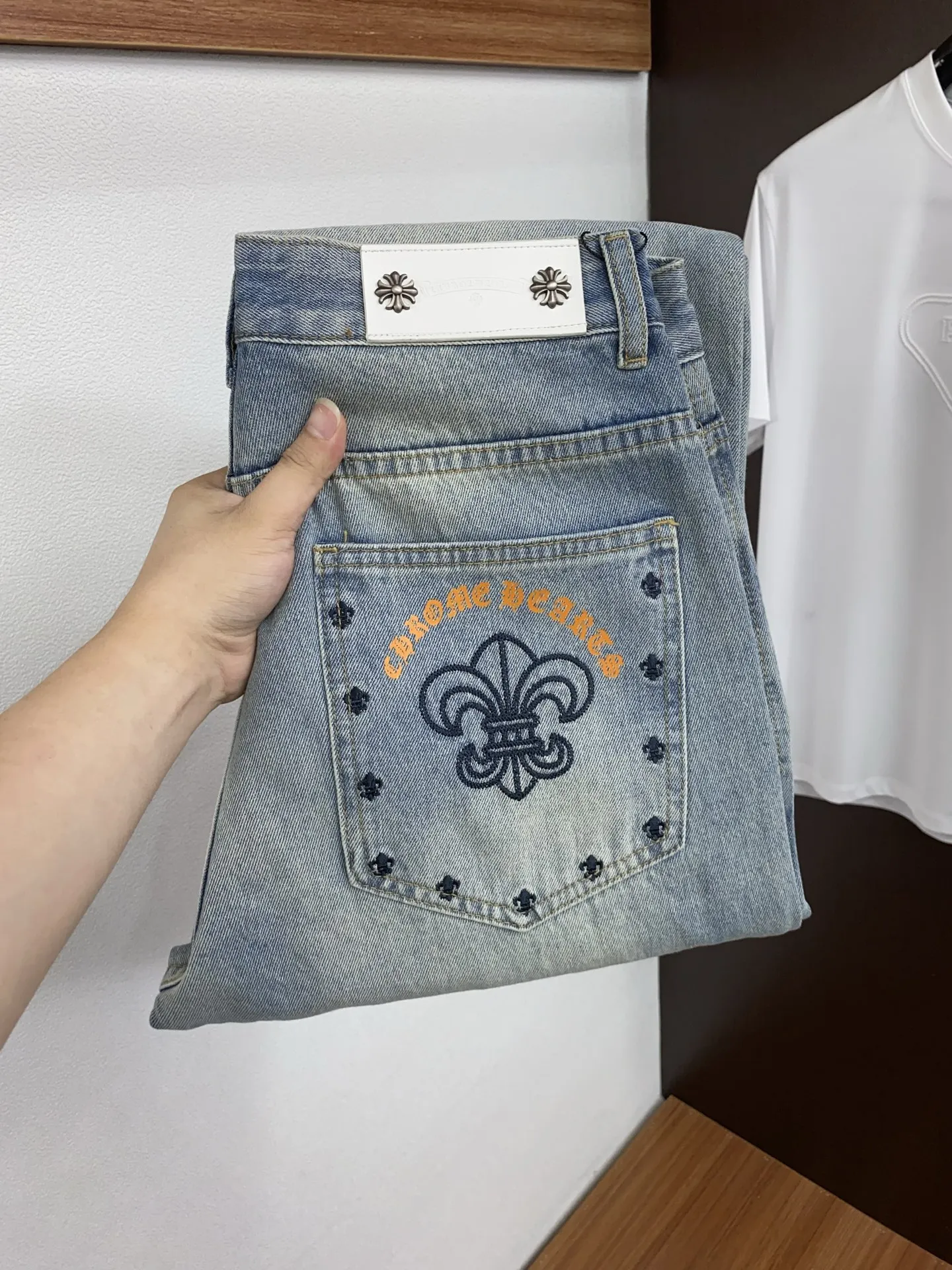 Chrome Heart Early spring latest style jeans