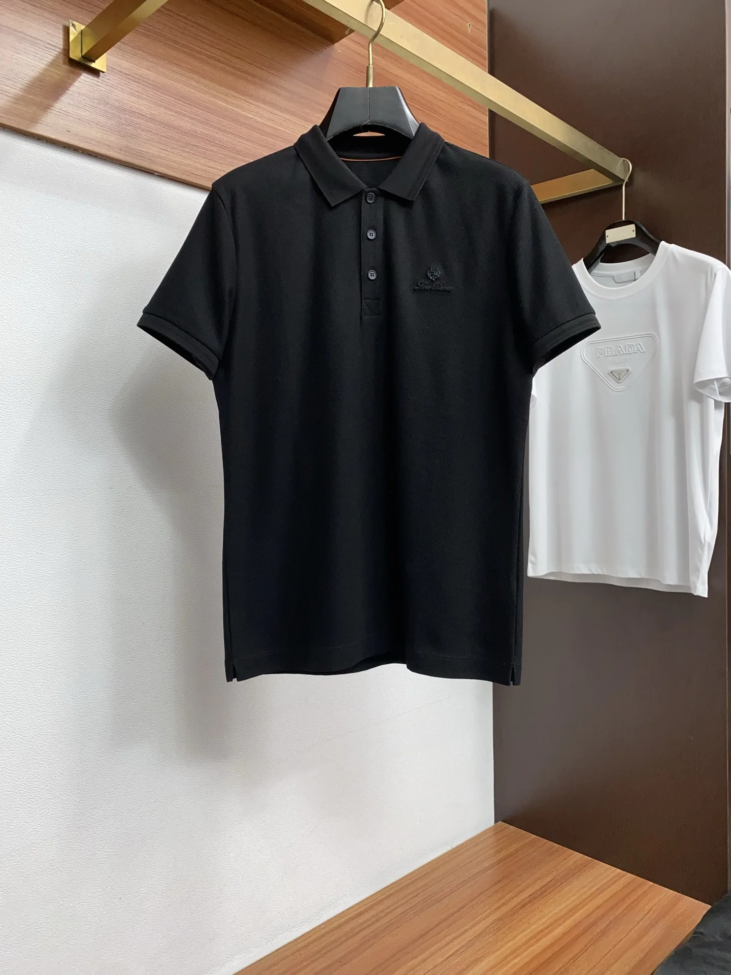 Loro Piana Spring and Summer New Fine Stripe Pique Business Polo Loro Piana Spring and Summer New Fine Stripe Pique Business Polo