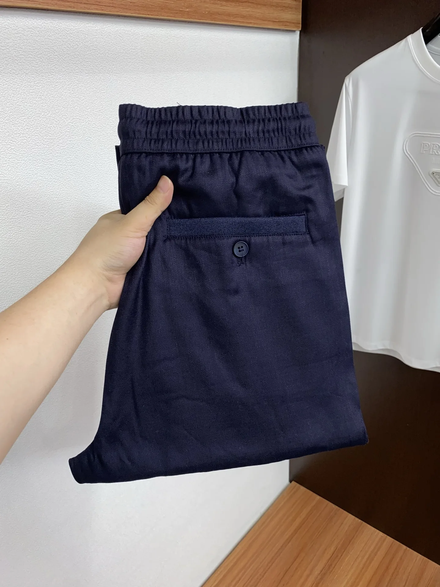 Loro Piana Spring and summer new linen drawstring casual pants