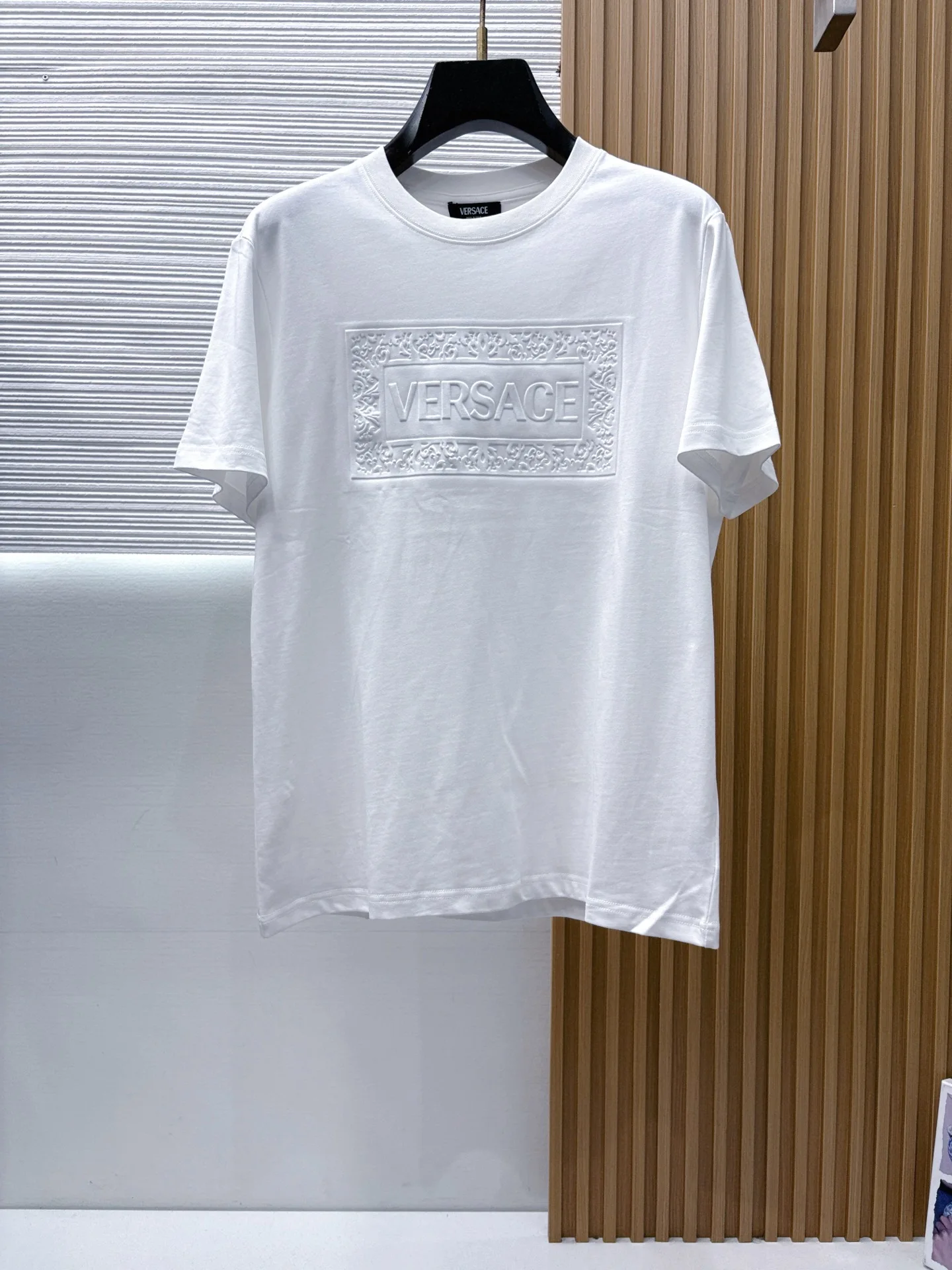 Versace New Silk Cotton Short Sleeve