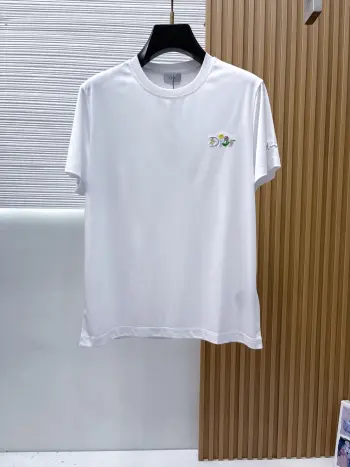 Latest short-sleeve round-neck T-shirt Replica Dior Tshirts and Polos