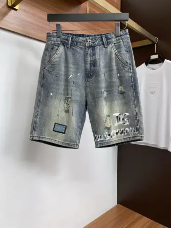 Latest men s denim shorts Replica Dolce Gabbana Shorts and Swimwear