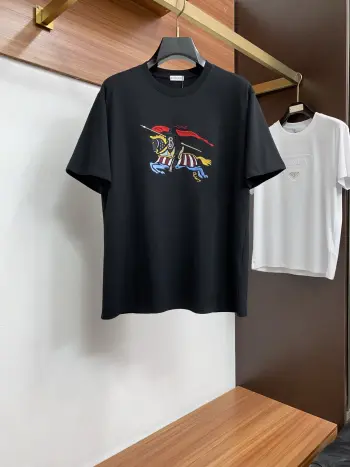 Latest round neck short sleeve Replica Burberry Tshirts and Polos