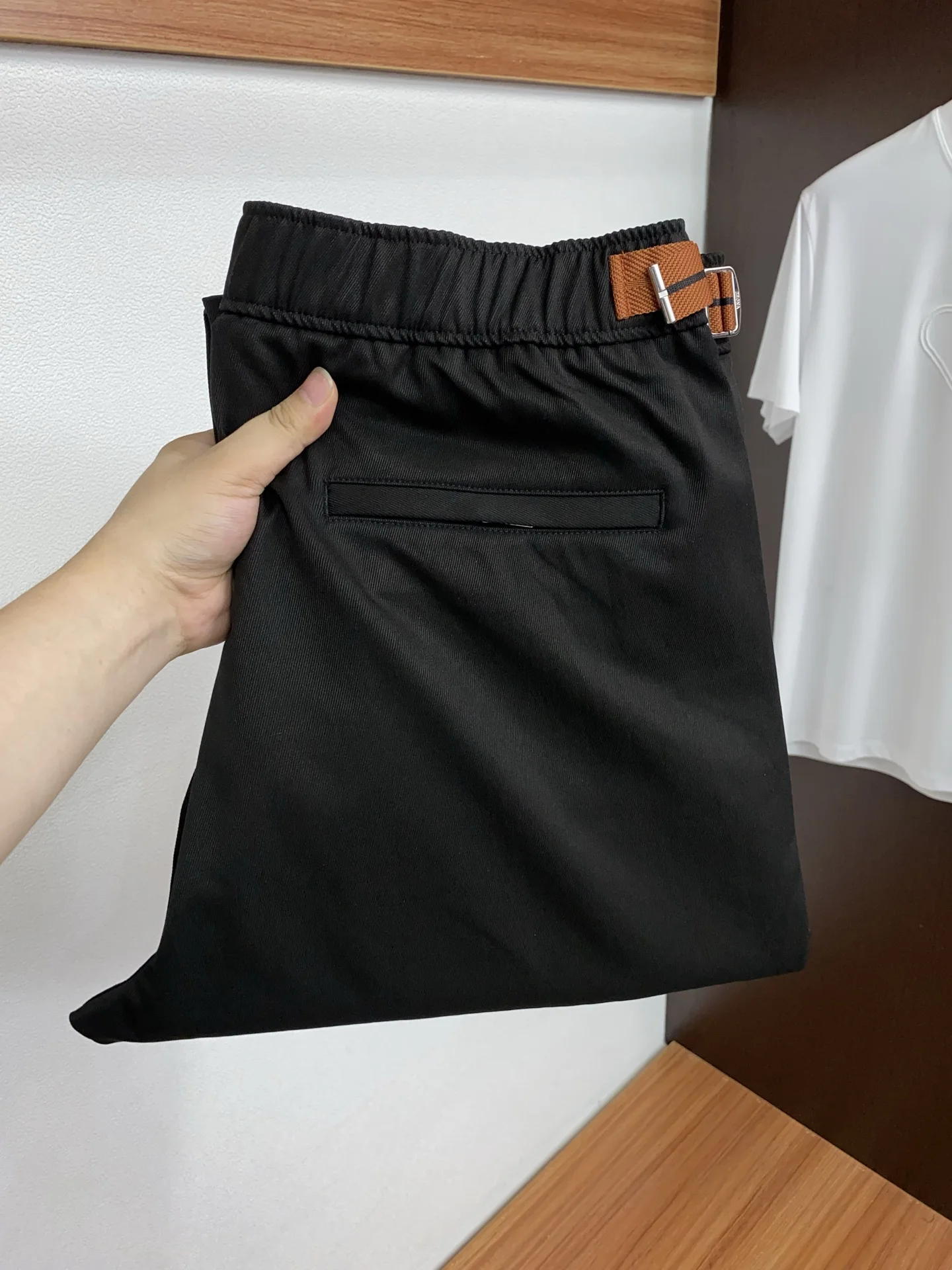 Zegna Spring and summer new linen drawstring casual pants