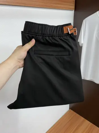 Spring and summer new linen drawstring casual pants Replica Zegna Pants and Trousers