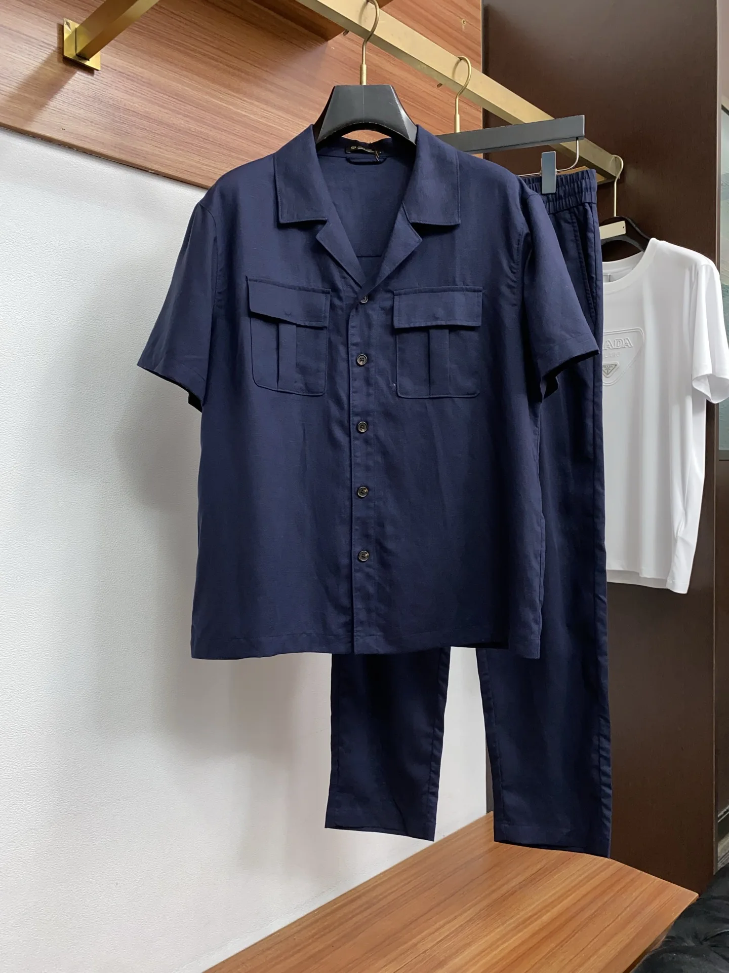 Loro Piana Cuban Linen Workwear Pocket Set