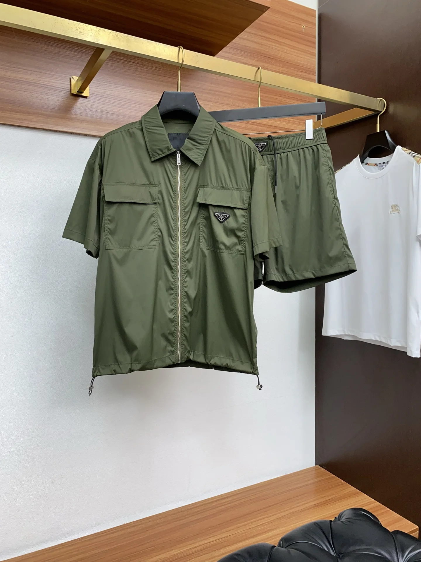 Prada Spring and summer new casual shorts set Prada Spring and summer new casual shorts set