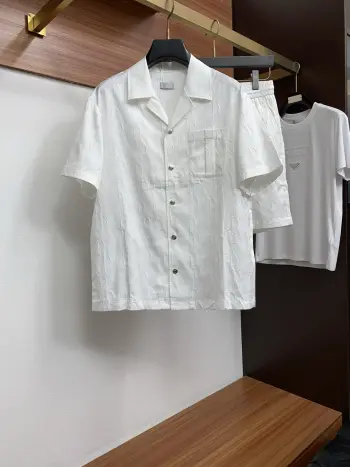 Spring and summer new casual shorts set Replica Dior Shirts