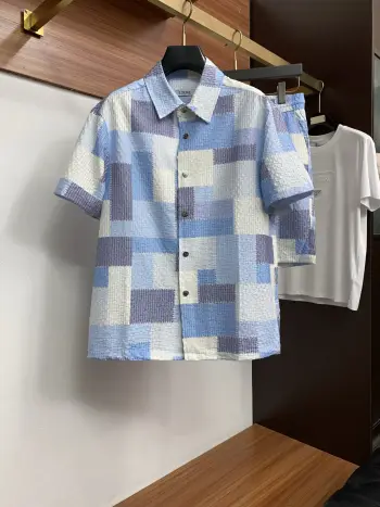 Spring and summer new casual shorts set Replica Loewe Shirts