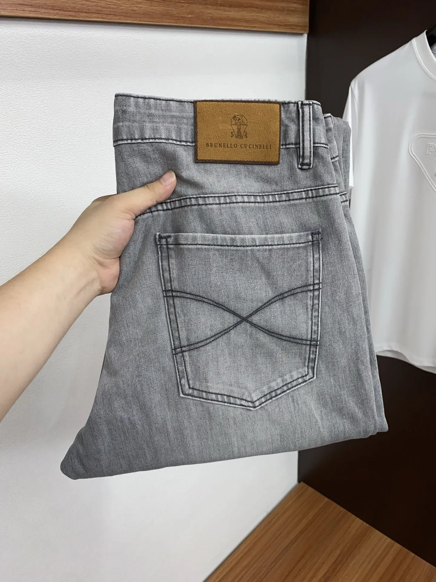 Brunello Cucinelli Spring and summer new casual jeans Brunello Cucinelli Spring and summer new casual jeans