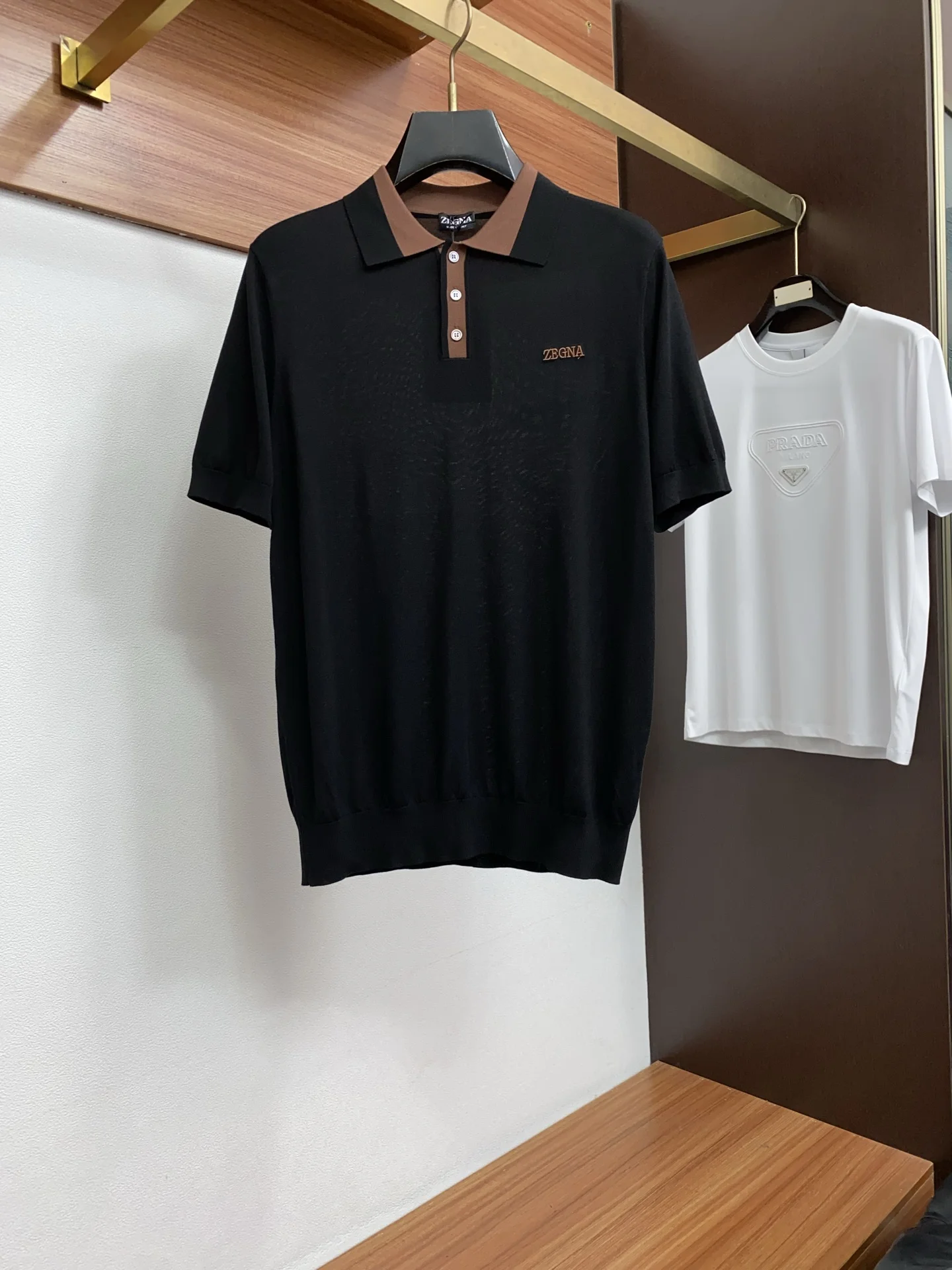Zegna 2026 New Men s Polo Shirt Knitted Short Sleeve T-Shirt Zegna 2026 New Men s Polo Shirt Knitted Short Sleeve T-Shirt
