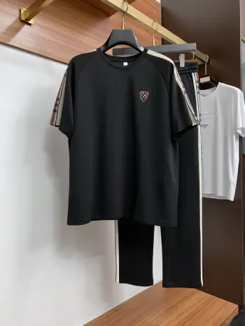 Selected Cuban Linen Workwear Pocket Set Replica Burberry Tshirts and Polos