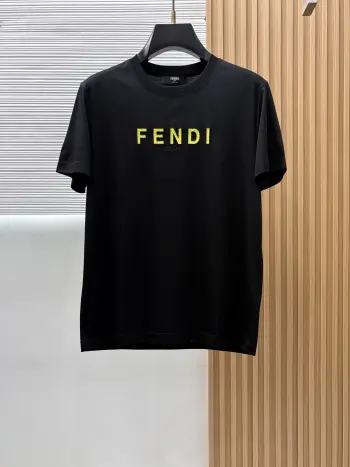 Latest short-sleeve round-neck T-shirt Replica Fendi Tshirts and Polos