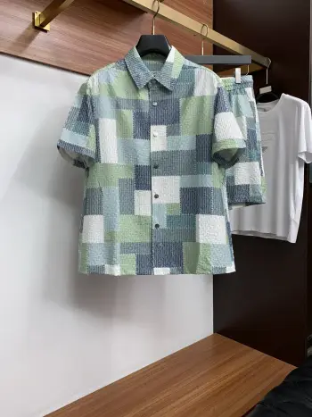 Spring and summer new casual shorts set Replica Loewe Shirts