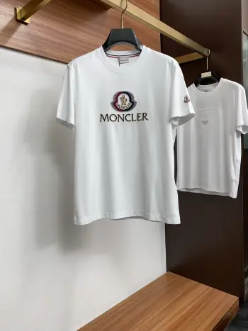 Latest round neck short sleeve Replica Moncler Tshirts and Polos