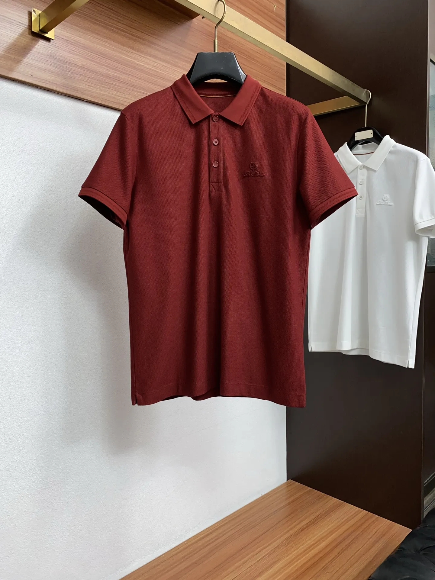 Loro Piana Spring and Summer New Fine Stripe Pique Business Polo Loro Piana Spring and Summer New Fine Stripe Pique Business Polo