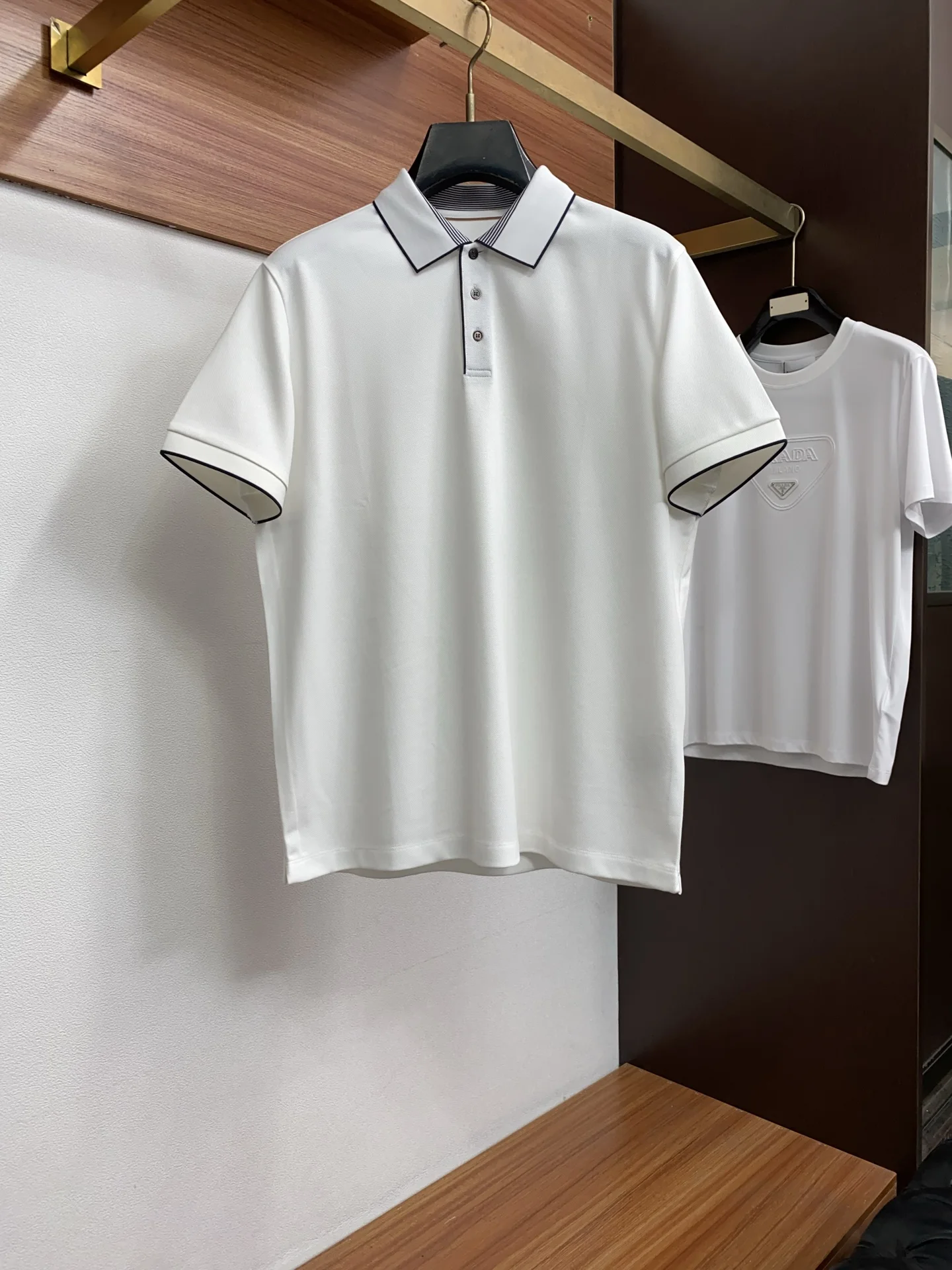 Zegna Spring and summer new pure cotton polo short sleeves Zegna Spring and summer new pure cotton polo short sleeves