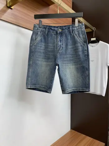 Latest style denim shorts Replica Louis Vuitton Shorts and Swimwear